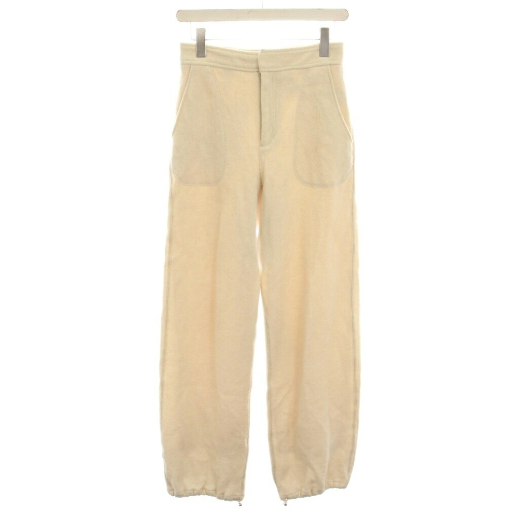 トゥデイフル TODAYFUL 23SS ドローストリングウールパンツ Drawstring Wool Pants 38 白 ホワイト 12310703 /HN17 レディース  260626