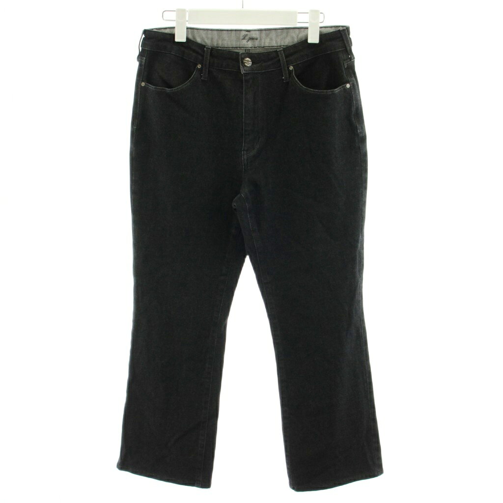 [Used] Leilian Denim Pants Jeans Zipper Fly Size 13 Black /AN49 Women's [Vector Used Clothing] 260702