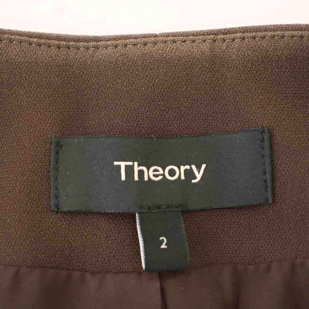 【中古】セオリー Theory LINDRAYIA スーツ セットアップ ノーカラージャケット パ...