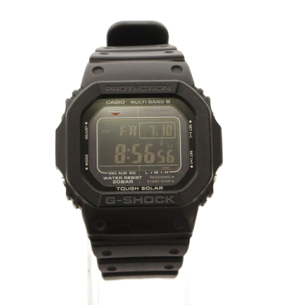 【中古】カシオジーショック CASIO G-SHOCK 腕時計 ウォッチ ソーラー充電 電波時計 デジタル カレンダー ラバーバンド 黒 ブラック GW-M5610U /YT メンズ 【ベクトル 古着】 260713