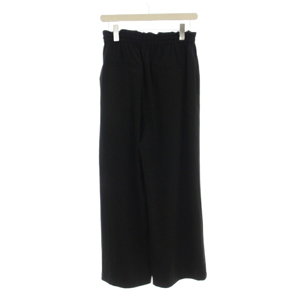 【中古】ロペピクニック ROPE Picnic 25AW ワイドパンツ 40 黒 ブラック ドローストリング ジョグイージー ウエストゴム 無地 /LP13 レディース 【ベクトル 古着】 260709 vectorpremium-19257956 ブランド古着ベクトルプレミアム店 サンプル画像2
