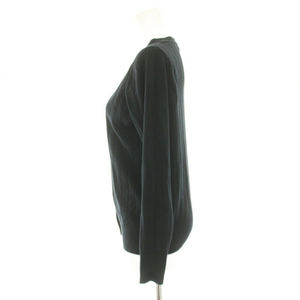 【中古】グリーンレーベルリラクシング ユナイテッドアローズ green label relaxing ニットカーディガン リブ 長袖 黒 ブラック 3628-181-0584 /HN レディース 【ベクトル 古着】 260715 vectorpremium-19265725 ブランド古着ベクトルプレミアム店 サンプル画像2