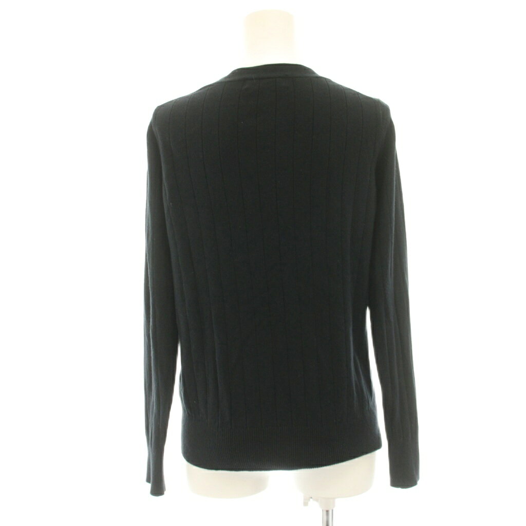 【中古】グリーンレーベルリラクシング ユナイテッドアローズ green label relaxing ニットカーディガン リブ 長袖 黒 ブラック 3628-181-0584 /HN レディース 【ベクトル 古着】 260715 vectorpremium-19265725 ブランド古着ベクトルプレミアム店 サンプル画像3