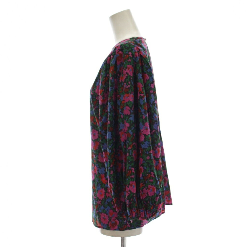 【中古】ミラオーウェン Mila Owen 18AW シャツ ブラウス 1 マルチカラー 花柄 ラウンドネック 長袖 /LP レディース 【ベクトル 古着】 260716 vectorpremium-19274718 ブランド古着ベクトルプレミアム店 サンプル画像2