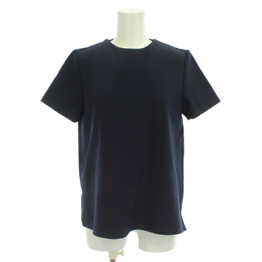 【中古】ミラオーウェン Mila Owen シャツ ブラウス F 紺 無地 ラウンドネック 半袖 /JP レディース 【ベクトル 古着】 260718 vectorpremium-19280361 ブランド古着ベクトルプレミアム店 パッケージ画像
