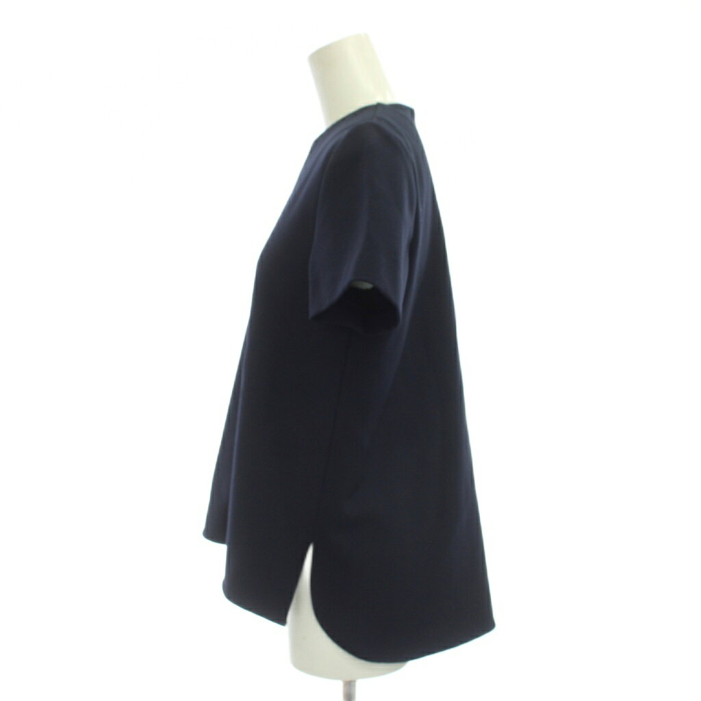【中古】ミラオーウェン Mila Owen シャツ ブラウス F 紺 無地 ラウンドネック 半袖 /JP レディース 【ベクトル 古着】 260718 vectorpremium-19280361 ブランド古着ベクトルプレミアム店 サンプル画像2