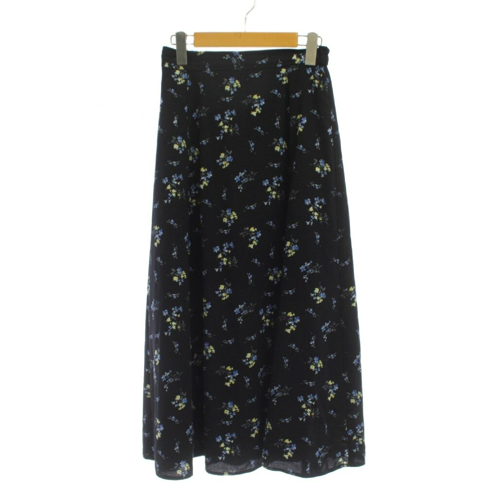 【中古】ロペピクニック ROPE Picnic 21SS フラワープリントロングスカート 38 紺 花柄 /JP レディース 【ベクトル 古着】 260724 vectorpremium-19295877 ブランド古着ベクトルプレミアム店 パッケージ画像