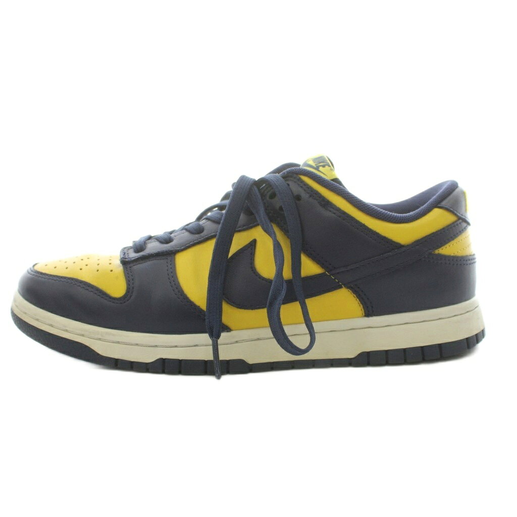 ナイキ NIKE ダンク ロー レトロ Dunk Low RETRO スニーカー シューズ US8.5 26.5cm 黄 イエロー 紺 ネイビー DD1391-700 /AN メンズ 260730