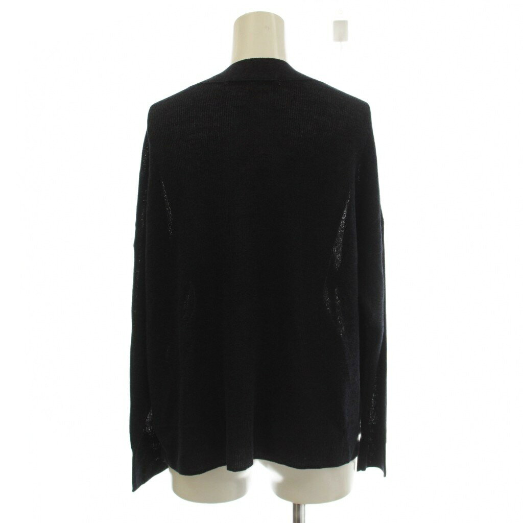 【中古】未使用品 自由区 オンワード樫山 19SS カーディガン 麻 リネン 44 紺色 ネイビー Vネック 長袖 ラミーテンセル /LP レディース 【ベクトル 古着】 260727 vectorpremium-19308608 ブランド古着ベクトルプレミアム店 サンプル画像3