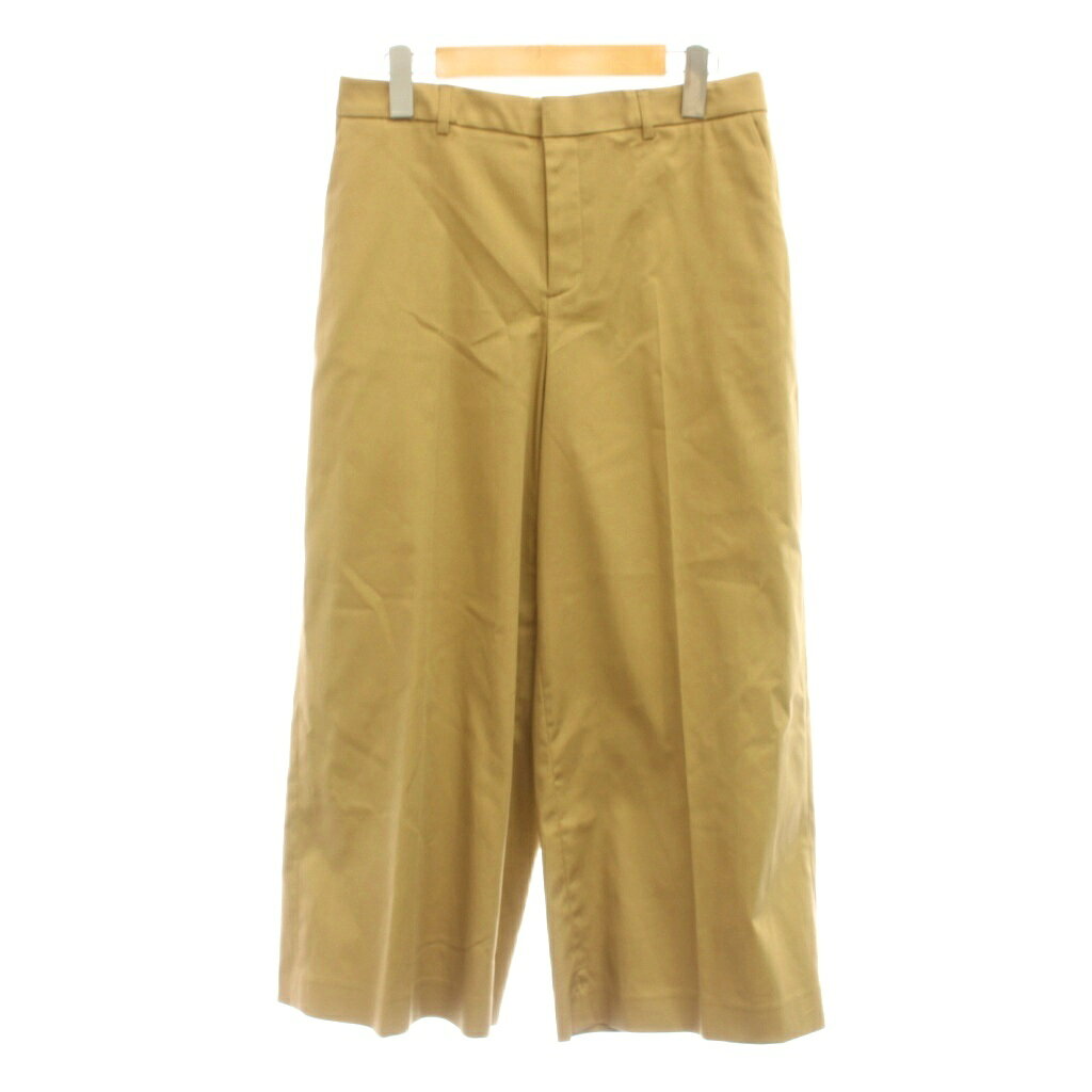 【中古】自由区 オンワード樫山 19SS パンツ スラックス 40 ベージュ 無地 クロップド丈 PRWWKM0324 /JP レディース 【ベクトル 古着】 260729 vectorpremium-19308683 ブランド古着ベクトルプレミアム店 パッケージ画像