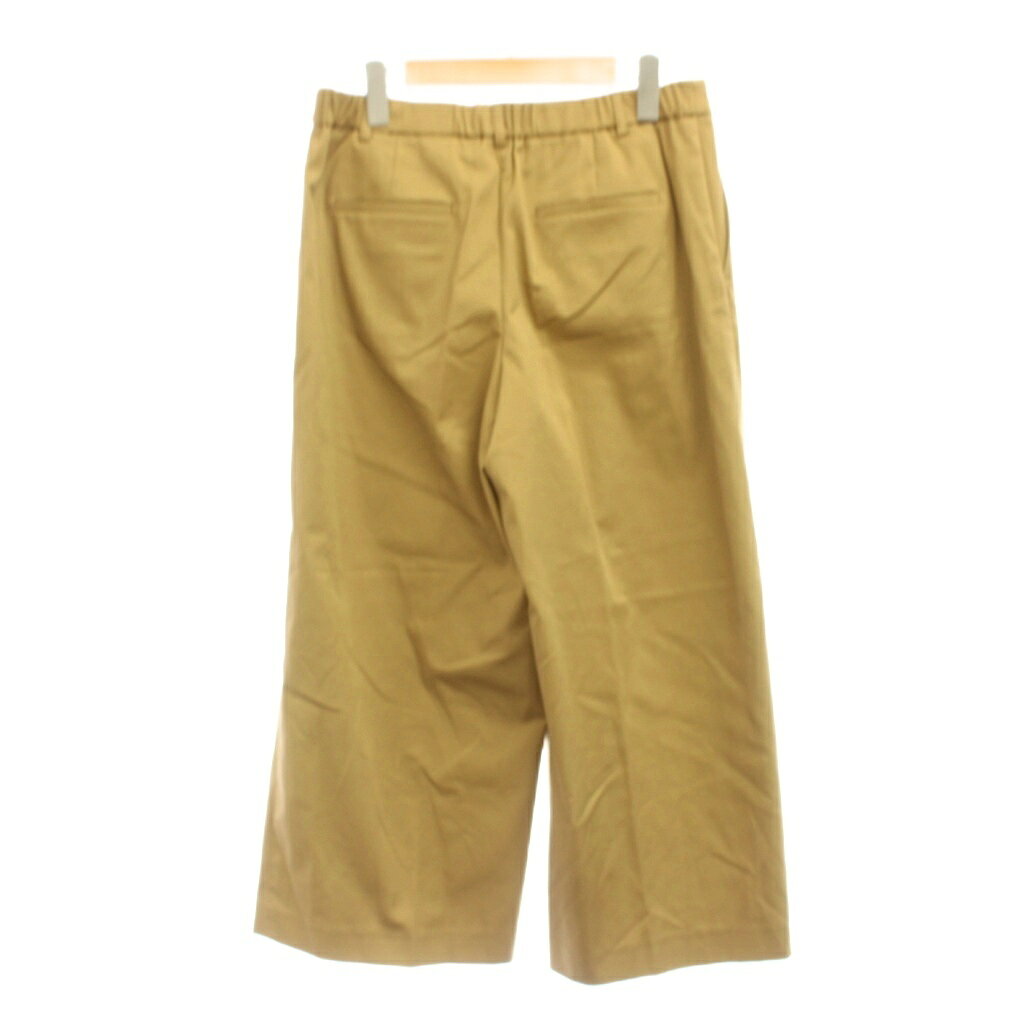 【中古】自由区 オンワード樫山 19SS パンツ スラックス 40 ベージュ 無地 クロップド丈 PRWWKM0324 /JP レディース 【ベクトル 古着】 260729 vectorpremium-19308683 ブランド古着ベクトルプレミアム店 サンプル画像2
