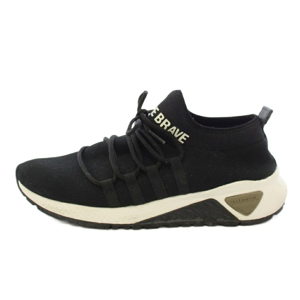 【中古】ディーゼル DIESEL S-KB SL 2 スニーカー シューズ US8.5 黒 ブラック F19-03-SB /TK メンズ 【ベクトル 古着】 260803