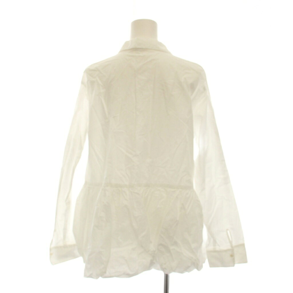 【中古】ミラオーウェン Mila Owen 24AW シャツ衿バルーンヘムチュニック ブラウス 0 白 ホワイト 長袖 09WFB244182 /YM レディース 【ベクトル 古着】 260810 vectorpremium-19344536 ブランド古着ベクトルプレミアム店 サンプル画像2