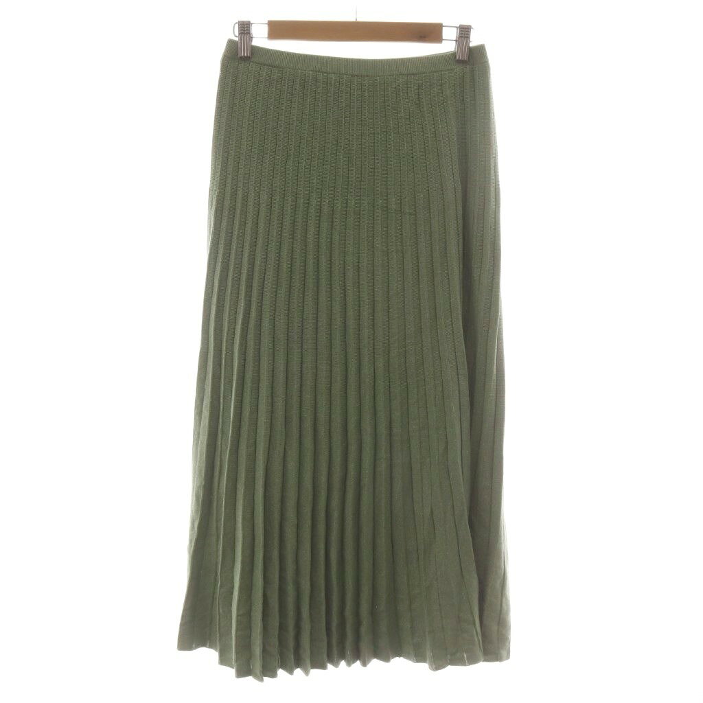 【中古】ミラオーウェン Mila Owen 24SS ラメニットプリーツスカート ロング 1 緑 グリーン ウエストゴム /RR レディース 【ベクトル 古着】 260817 vectorpremium-19357056 ブランド古着ベクトルプレミアム店 パッケージ画像