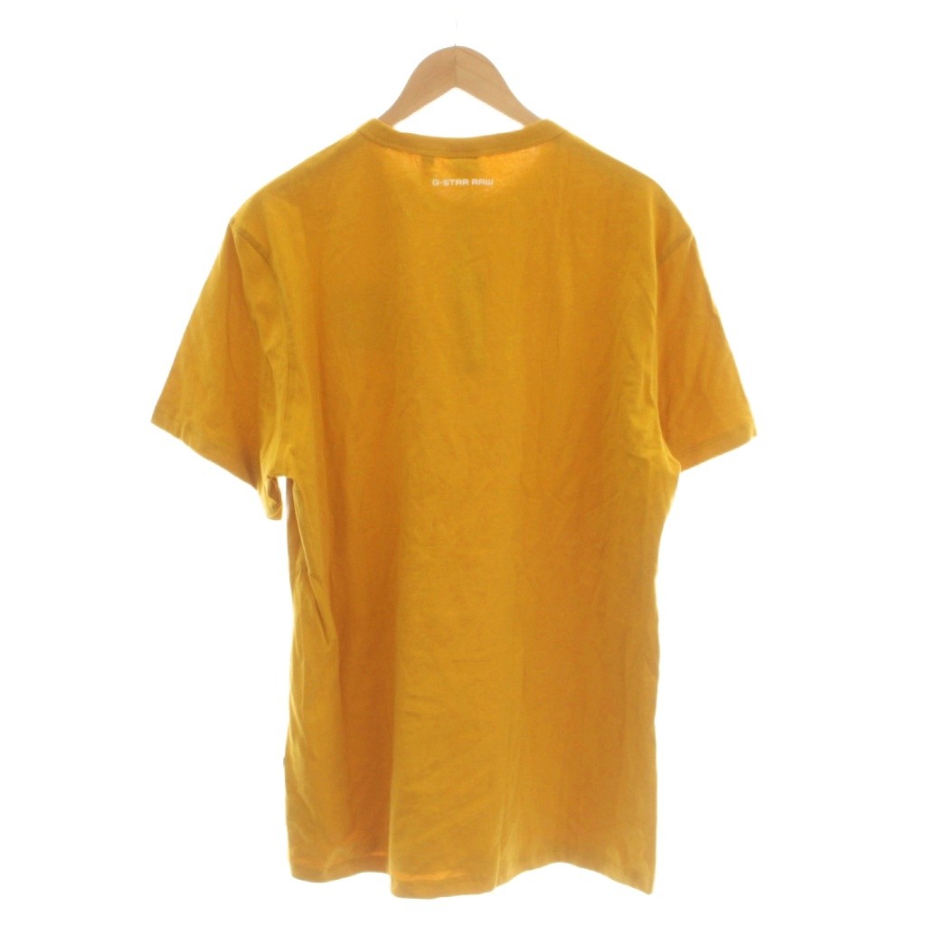 T-shirt G-STAR BADGE LOGO+R T S S S T-shirt XL amarillo, amarillo, logotipo, medio mango / LP Hombres 260819 — vista 2