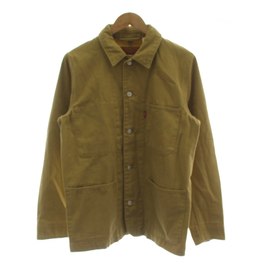 【中古】リーバイス Levi's デニムジャケット Gジャン カバーオール 長袖 S ベージュ PC9-29655-0024 /GG ■GY09 レディース 【ベクトル 古着】 260822