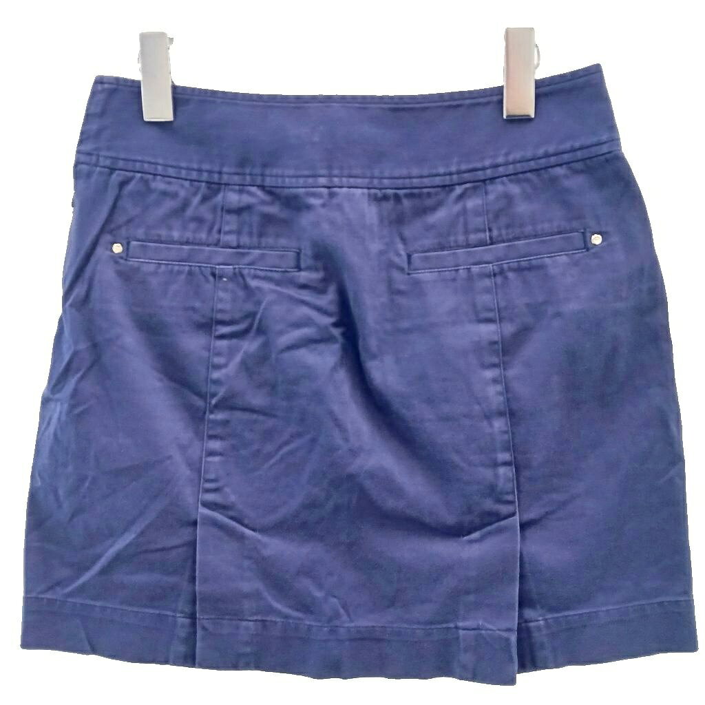 【中古】ラルフローレン RALPH LAUREN GOLF ゴルフ キュロット ミニ丈 7 紺 ネイビ...