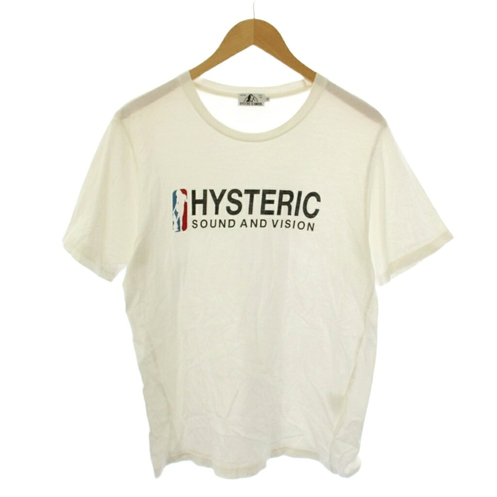 【中古】ヒステリックグラマー HYSTERIC GLAMOUR Tシャツ カットソー 半袖 ロゴ プリント M 白 02191CT34 /BM メンズ 【ベクトル 古着】 260910ブランドヒステリックグラマー HYSTERIC GLAMOUR表記サイズM実寸サイズ肩幅：43cm　身幅：49cm　着丈：67cm　袖丈：22.5cm　　素材綿色白 ホワイト状態前身頃の中央部分に0.5cm程の薄茶色い汚れがありますが、その他に目立ったダメージはなく、問題なくご使用いただける商品です。 ※あくまでも中古品ですので掲載写真や記載内容をご確認いただき、ご理解の上ご購入ください。備考品番02191CT34商品のお問い合わせの回答を休止しております。＊各商品ページの商品詳細等をご確認の上ご購入ください。【中古】ヒステリックグラマー HYSTERIC GLAMOUR Tシャツ カットソー 半袖 ロゴ プリント M 白 02191CT34 /BM メンズ 【ベクトル 古着】 260910状態ランク　”AB”詳細については、下記および「状態ランクについて」ページをご覧ください。未使用・新品の商品ほぼ新品同様の商品使用感が少なく、かなり状態の良い商品使用感はあるが、傷や汚れの少ない商品使用感の他、傷や汚れが見られる商品かなり大きな傷みがある難あり商品※S〜CランクはUSED品となりますので、使用感をご理解の上でご入札下さい。状態ランクについてinformationブランドヒステリックグラマー HYSTERIC GLAMOUR表記サイズM実寸サイズ肩幅：43cm　身幅：49cm　着丈：67cm　袖丈：22.5cm　　素材綿色白 ホワイト状態前身頃の中央部分に0.5cm程の薄茶色い汚れがありますが、その他に目立ったダメージはなく、問題なくご使用いただける商品です。 ※あくまでも中古品ですので掲載写真や記載内容をご確認いただき、ご理解の上ご購入ください。備考品番02191CT34商品のお問い合わせの回答を休止しております。＊各商品ページの商品詳細等をご確認の上ご購入ください。本商品は一点物です他サイトや店舗にて販売している商品です。多少のお時間差にて欠品になることもございます。予めご了承頂ますようお願い致します。ベクトル・サイズガイドはこちらこの商品と同じブランドの商品を見る