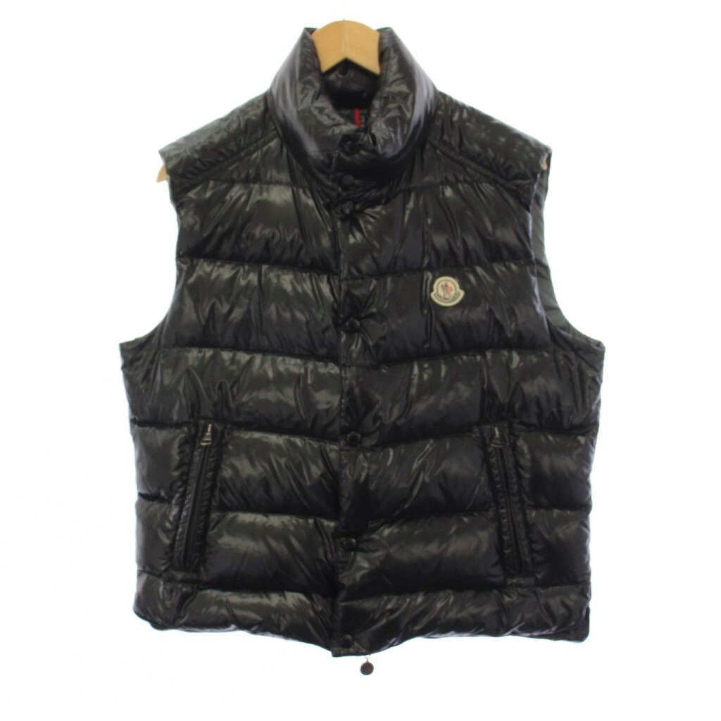 【中古】モンクレール MONCLER TIB GILET チブ ダウンベスト ダブルジップ 3 黒  ...