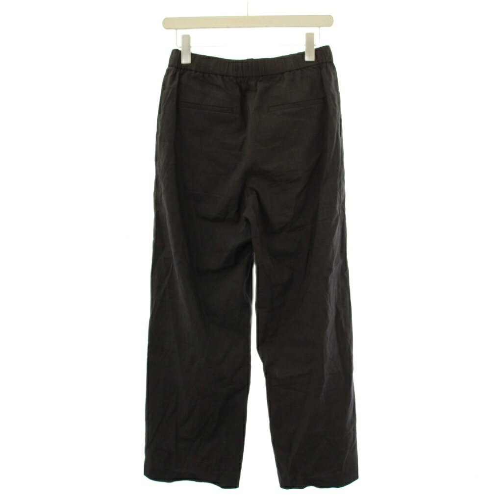 【中古】23区 オンワード樫山 25SS リネンレーヨンストレッチ ドロスト ワイドパンツ 38 茶 PRWOGM0406 /BM レディース 【ベクトル 古着】 260916 vectorpremium-19430507 ブランド古着ベクトルプレミアム店 サンプル画像2