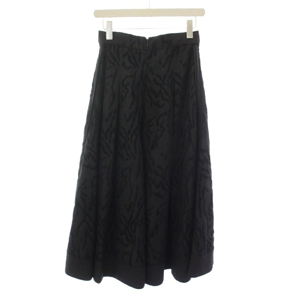 【中古】3.1 フィリップリム 3.1 phillip lim Shadow Vines Midi Skirt フレアスカート ロング 総柄 0 黒 F232-35507TJQ /BM レディース 【ベクトル 古着】 261015 vectorpremium-19502443 ブランド古着ベクトルプレミアム店 サンプル画像2