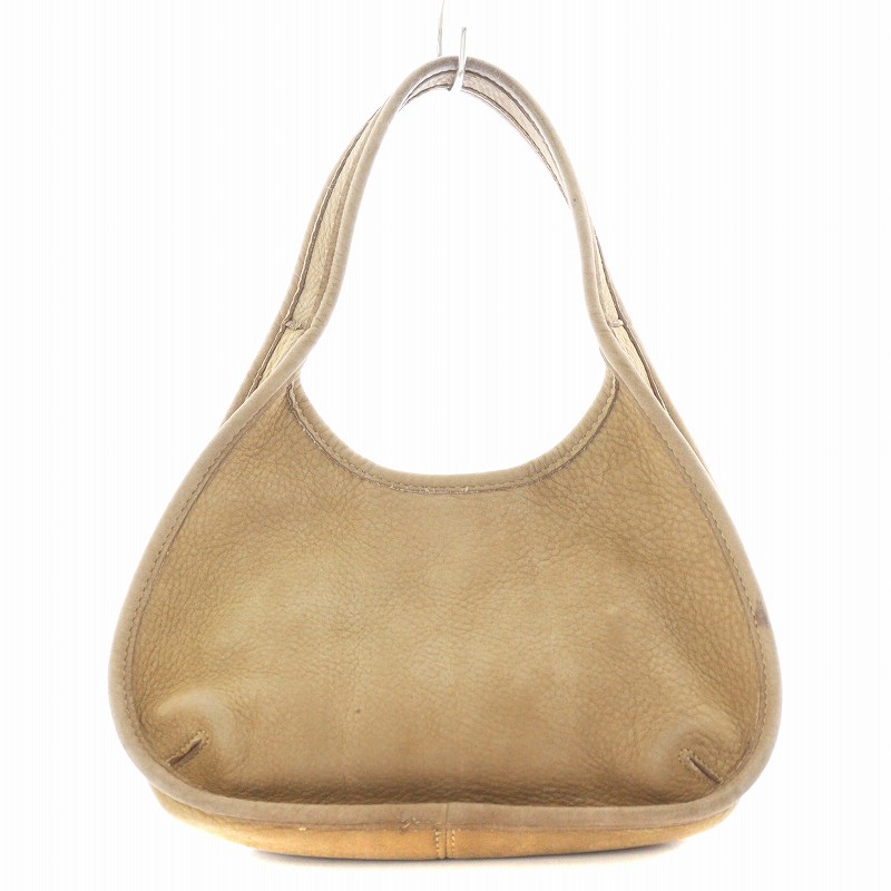 樂天商城 - 【中古】コーチ COACH エルゴ ヌバック ハンドバッグ スエード ベージュ 4399 /AN6 レディース 【ベクトル 古着】 250605