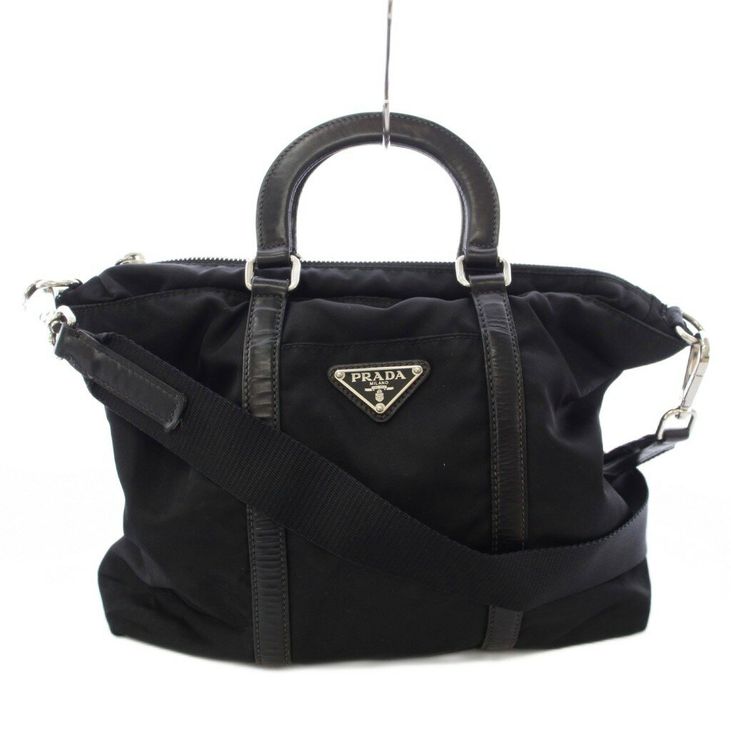 Rakuten - 【中古】プラダ PRADA ハンドバッグ ショルダーバッグ 2WAY 黒 ブラック /TK ■OH レディース 【ベクトル 古着】 260511