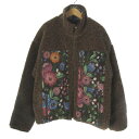 yÁzgpi _j DARENIMO Reversible ^Ot Flower Fleece Jacket o[Vut[ t[XWPbg WK[h uE  Y yxNg Òz 230921