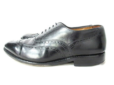 アレンエドモンズ Allen Edmonds Chester ドレスシューズ ウィングチップ ビジネスシューズ 革靴 旧ロゴ 1903 ブラック 黒 9 0803 メンズ 【中古】【ベクトル 古着】 180803 ブランド古着ベクトルプレミアム店