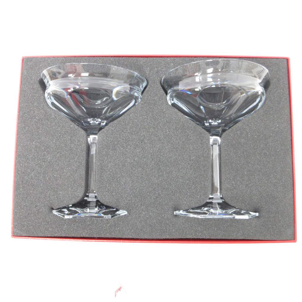 【中古】未使用品 バカラ Baccarat タリランド by フィリップ・スタルク アンコール カクテルグラス 2客セット ペアグラス 食器 酒器 1113 その他 【ベクトル 古着】 231114 2