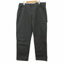 【中古】未使用品 ディッキーズ Dickies タグ付き CARPENTER JEAN カーペンター ジーンズ ワークパンツ ペインターパンツ グレー 38 32 約4Lサイズ 0316 【ベクトル 古着】 240316