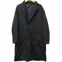 【中古】ミスターハリウッド N.HOOLYWOOD エヌハリ 19AW DOBLE BREASTED LONG COAT ナイロンコート ジャケット 292-C001-007 黒 ブラック 38 0410 メンズ 【ベクトル 古着】 240413