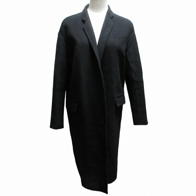 【中古】アストラット ASTRAET 近年モデル リバースタンドカラーコート ロング丈 メルトンウール 5425-..