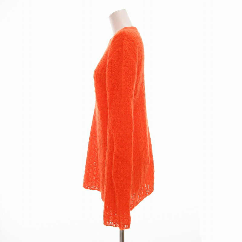 【中古】ロベルトコリーナ ROBERTO COLLINA セーター ニット プルオーバー モヘア 長袖 オレンジ /UO レディース 【ベクトル 古着】 250130