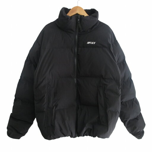【中古】FLEX JAPAN フレックス PUFFY JACKET 中綿ジャケット ブルゾン 黒 ブラック M メンズ 【ベクトル 古着】 250220 【中古】FLEX JAPAN フレックス PUFFY JACKET 中綿ジャケット ブルゾン 黒 ブラック M メンズ 【ベクトル 古着】 250220