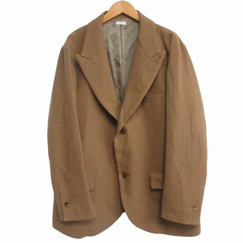 【中古】シーオール SEEALL CAMEL JACKET セットアップ ジャケット スラックスパンツ キャメル ブラウン 44 SAM91-JK101 IBO68 メンズ 【ベクトル 古着】 250316