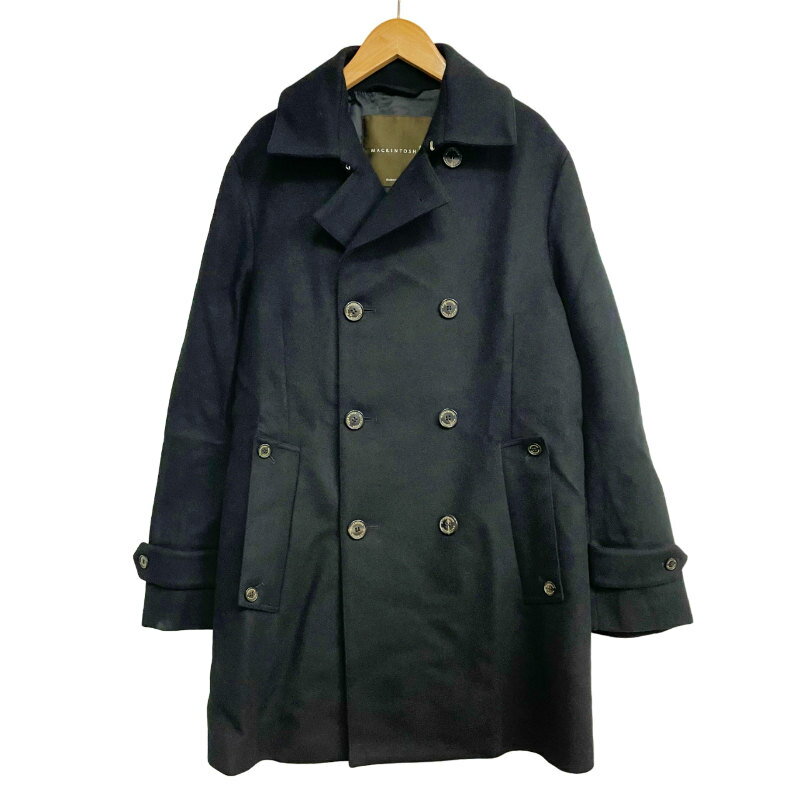 【中古】マッキントッシュ MACKINTOSH スコットランドウール メルトンチェスターコート ダブ