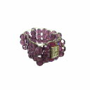 【中古】バグアパー Bague A Part クリスタルビーズ リング ハンドメイドジュエリー 指輪 フランス製 ネペンテス取扱 紫 パープル 11-19号 メンズ 【ベクトル 古着】 250610