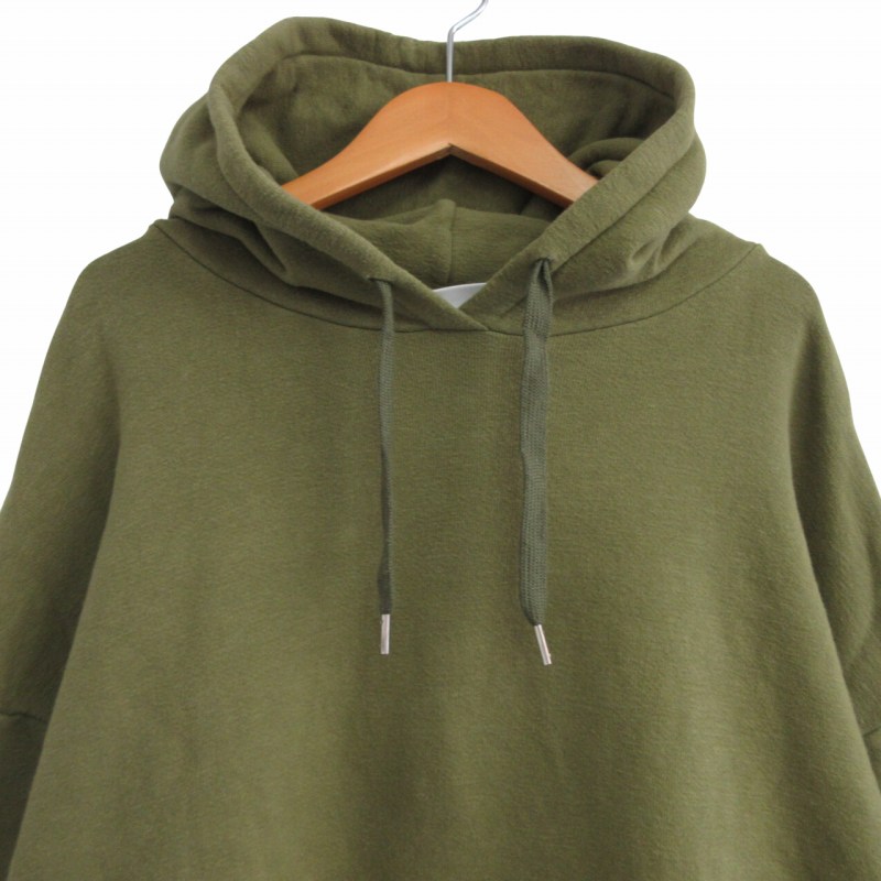 【中古】キャン ペプレイ CAN PEP REY ジャパンジャージ クラシック ユニセックス フーディー パーカー ドロップショルダー カーキ S メンズ レディース 【ベクトル 古着】 250817