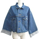 【中古】サクラ SACRA 美品 24SS AUTHENTIC DENIM JACKET オーセンティック デニムジャケット ドゥーズィエムクラス取扱 124104031 インディゴ 38 レディース 【ベクトル 古着】 250923(4)