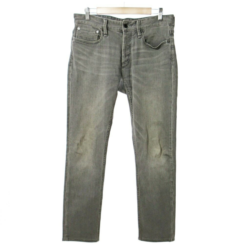 【中古】デンハム DENHAM RAZOR SLIM FIT レザースリムフィット デニムパンツ ジーンズ ジーパン 31 グレー 1001 メンズ 【ベクトル 古着】 251001