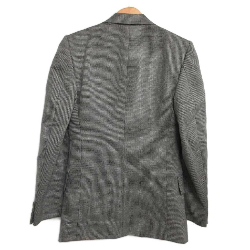 【中古】イヴサンローラン YVES SAINT LAURENT 美品 90s ヴィンテージ 3ピース スーツ セットアップ ジャケット ジレ パンツ 2B 総裏 グレー S-M IBO84 メンズ 【ベクトル 古着】 251111