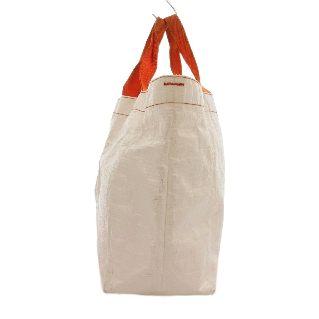 【中古】エルベシャプリエ Herve Chapelier トートバッグ 手提げ ビニール バイカ...