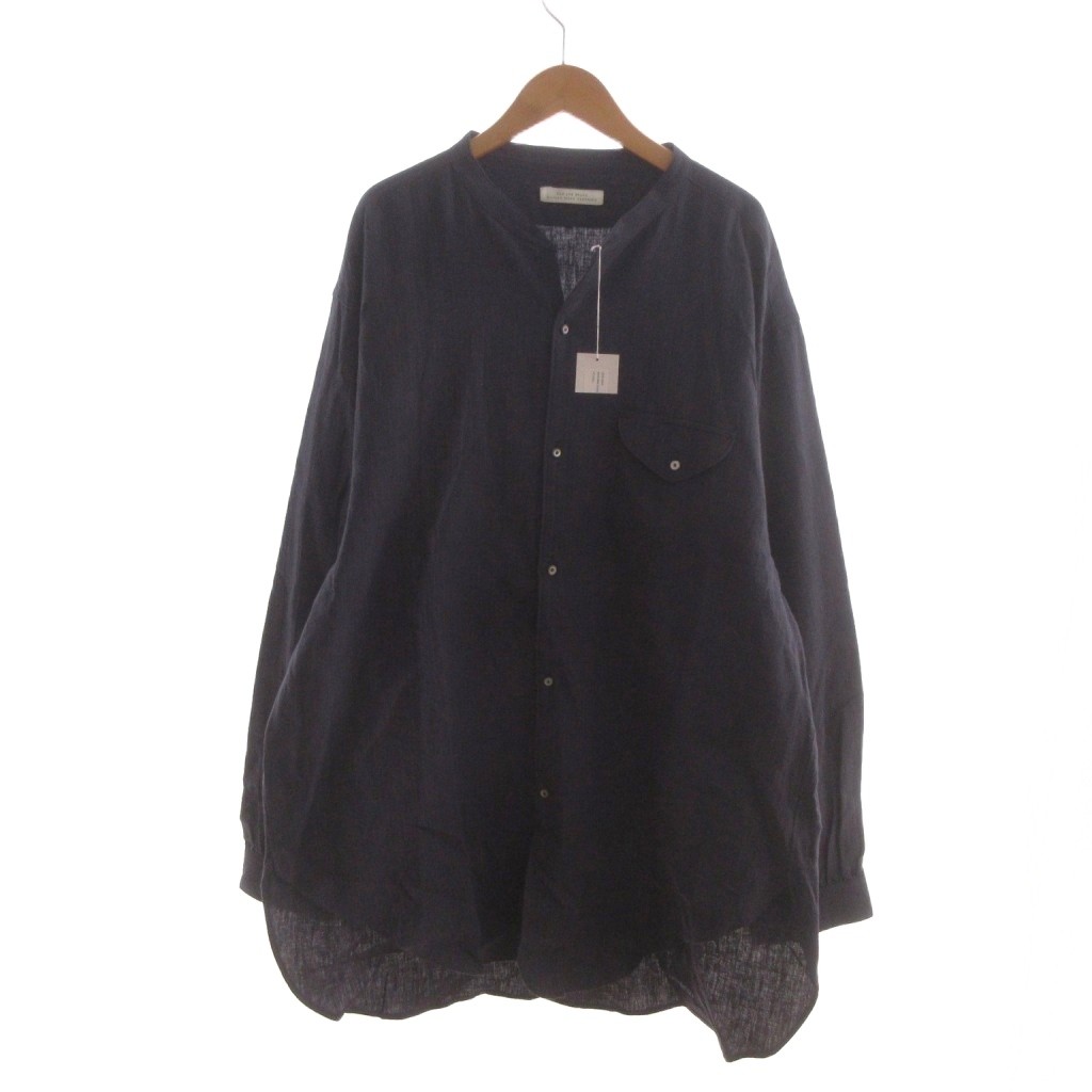 【中古】未使用品 オールドジョー OLDJOE タグ付き 25SS BAND COLLAR LONG TAIL SHIRTS 長袖シャツ M NOCTURNE STRIPE ■BL4 メンズ 【ベクトル 古着】 260408