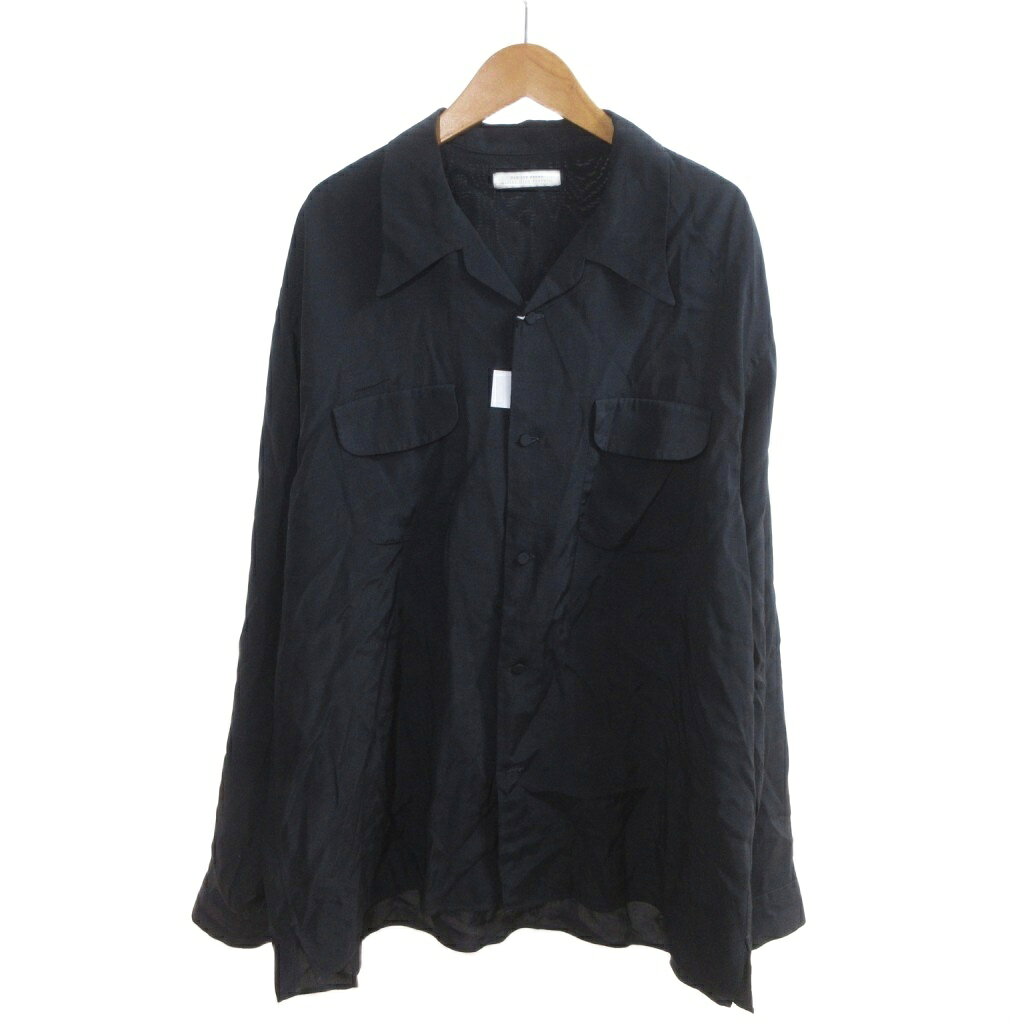 【中古】未使用品 オールドジョー OLDJOE タグ付き 25SS SWALLOW COLLAR NASSOU SHIRTS シャツ 長袖 M ONYX ■BL4 メンズ 【ベクトル 古着】 260408