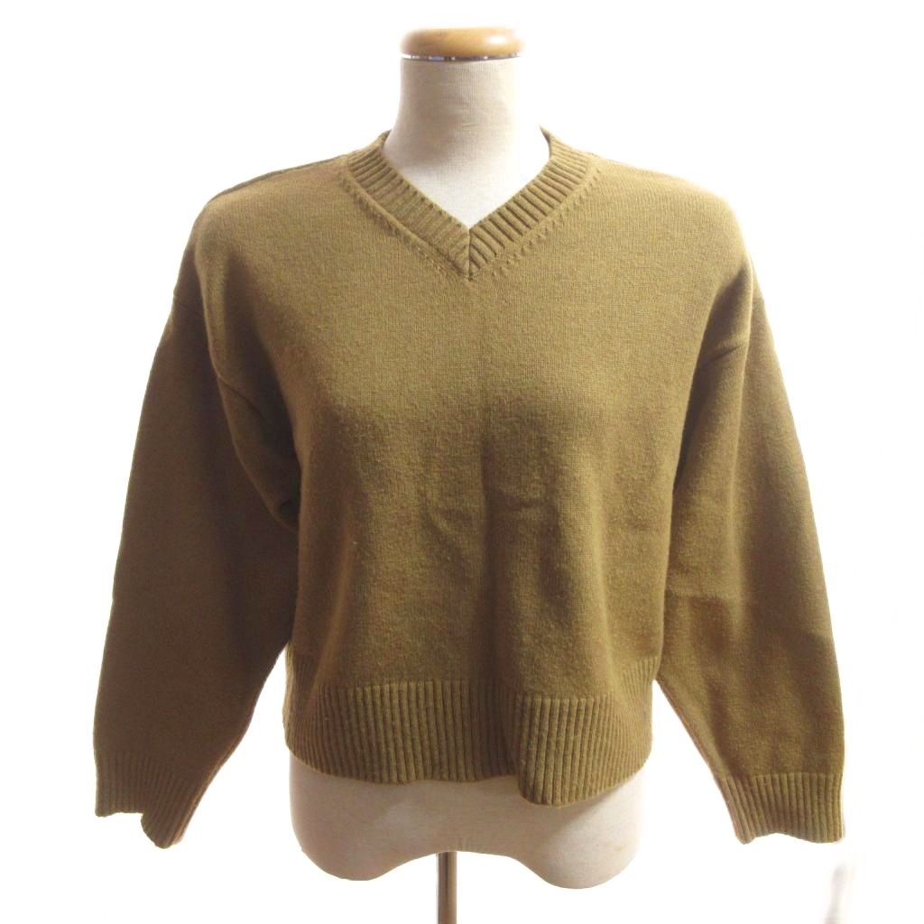【中古】ミラオーウェン Mila Owen 美品 セットアップ ニット セーター プリーツスカート 0 茶色 ブラウン Vネック 長袖 ロング丈 /SJ レディース 【ベクトル 古着】 260409 vectorpremium-19025521 ブランド古着ベクトルプレミアム店 サンプル画像2