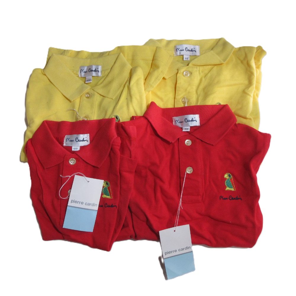 【中古】ピエールカルダン Pierre Cardin ポロシャツ まとめ売り 4点セット (赤 レッド ?2 黄色?2) 100 110 半袖 ロゴワッペン/HW キッズ 【ベクトル 古着】 260423ブランドピエールカルダン Pierre Cardin表記サイズ100(赤 レッド ?1 黄色?1) 110(赤 レッド ?1 黄色?1)実寸サイズ※セット販売のため実寸サイズは計測しておりません。サイズ欄に記載している表記サイズをご参考ください。　素材綿色赤 レッド ?2 黄色?2付属品タグ備考日本語表記なし こちらのお品物は店舗で保管しておらず、店頭販売出来かねます。（※お取り寄せも出来かねます）商品のお問い合わせの回答を休止しております。＊各商品ページの商品詳細等をご確認の上ご購入ください。【中古】ピエールカルダン Pierre Cardin ポロシャツ まとめ売り 4点セット (赤 レッド ?2 黄色?2) 100 110 半袖 ロゴワッペン/HW キッズ 【ベクトル 古着】 260423状態ランク　”N”詳細については、下記および「状態ランクについて」ページをご覧ください。未使用・新品の商品ほぼ新品同様の商品使用感が少なく、かなり状態の良い商品使用感はあるが、傷や汚れの少ない商品使用感の他、傷や汚れが見られる商品かなり大きな傷みがある難あり商品※S〜CランクはUSED品となりますので、使用感をご理解の上でご入札下さい。状態ランクについてinformationブランドピエールカルダン Pierre Cardin表記サイズ100(赤 レッド ?1 黄色?1) 110(赤 レッド ?1 黄色?1)実寸サイズ※セット販売のため実寸サイズは計測しておりません。サイズ欄に記載している表記サイズをご参考ください。　素材綿色赤 レッド ?2 黄色?2付属品タグ備考日本語表記なし こちらのお品物は店舗で保管しておらず、店頭販売出来かねます。（※お取り寄せも出来かねます）商品のお問い合わせの回答を休止しております。＊各商品ページの商品詳細等をご確認の上ご購入ください。本商品は一点物です他サイトや店舗にて販売している商品です。多少のお時間差にて欠品になることもございます。予めご了承頂ますようお願い致します。ベクトル・サイズガイドはこちらこの商品と同じブランドの商品を見る