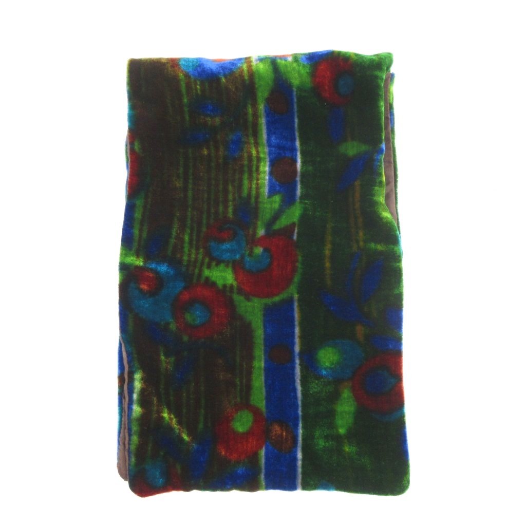【中古】アナスイ ANNA SUI ベロア ストール マルチカラー 幾何学模様 /HW メンズ レディース 【ベクトル 古着】 260416 2