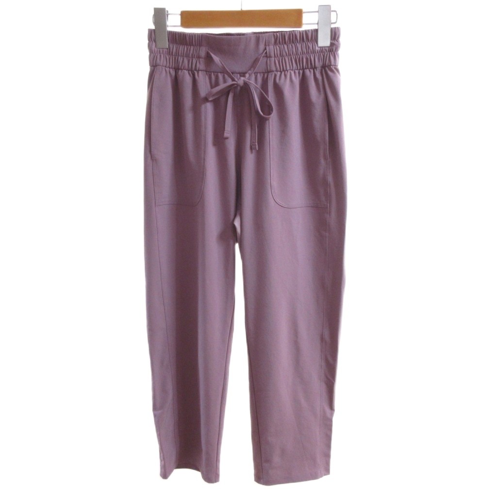 【中古】ルルレモン lululemon パンツ 4 ピンク Pull-On イージー ストレート/HW レディース 【ベクトル 古着】 260416
