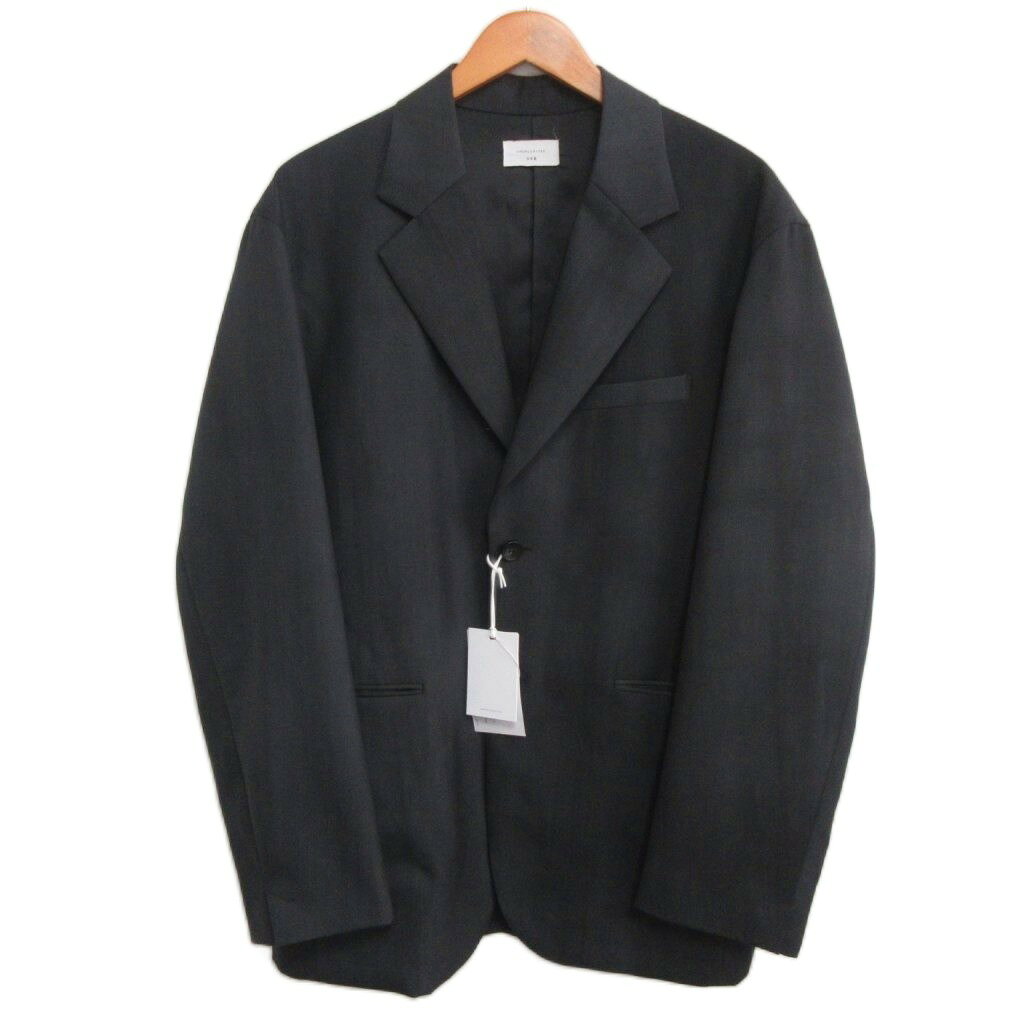 未使用品 アンデコレイテッドマン UNDECORATED MAN タグ付き 25SS GRANDATION WOOL JACKET テーラードジャケット シングル 2B 2 グレー メンズ  260531